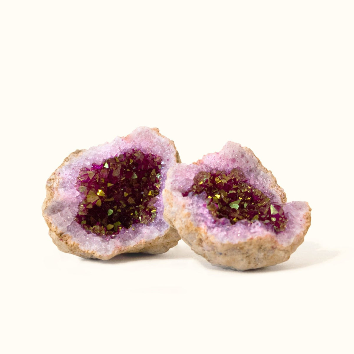 Geode Kwartskristal Roze
