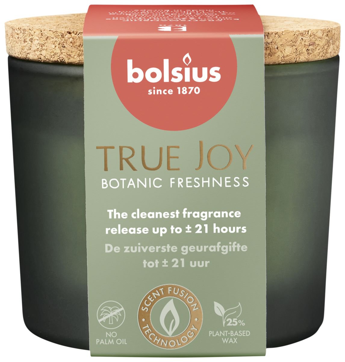 True Joy geurglas met kurk 66/83 Botanic Freshness