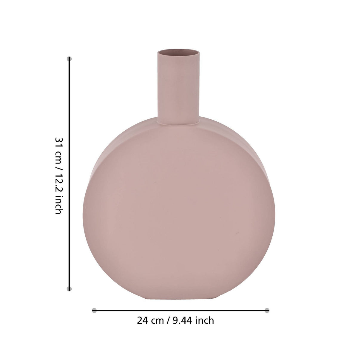 Gutalac Taupe Vaas 24x11x31cm