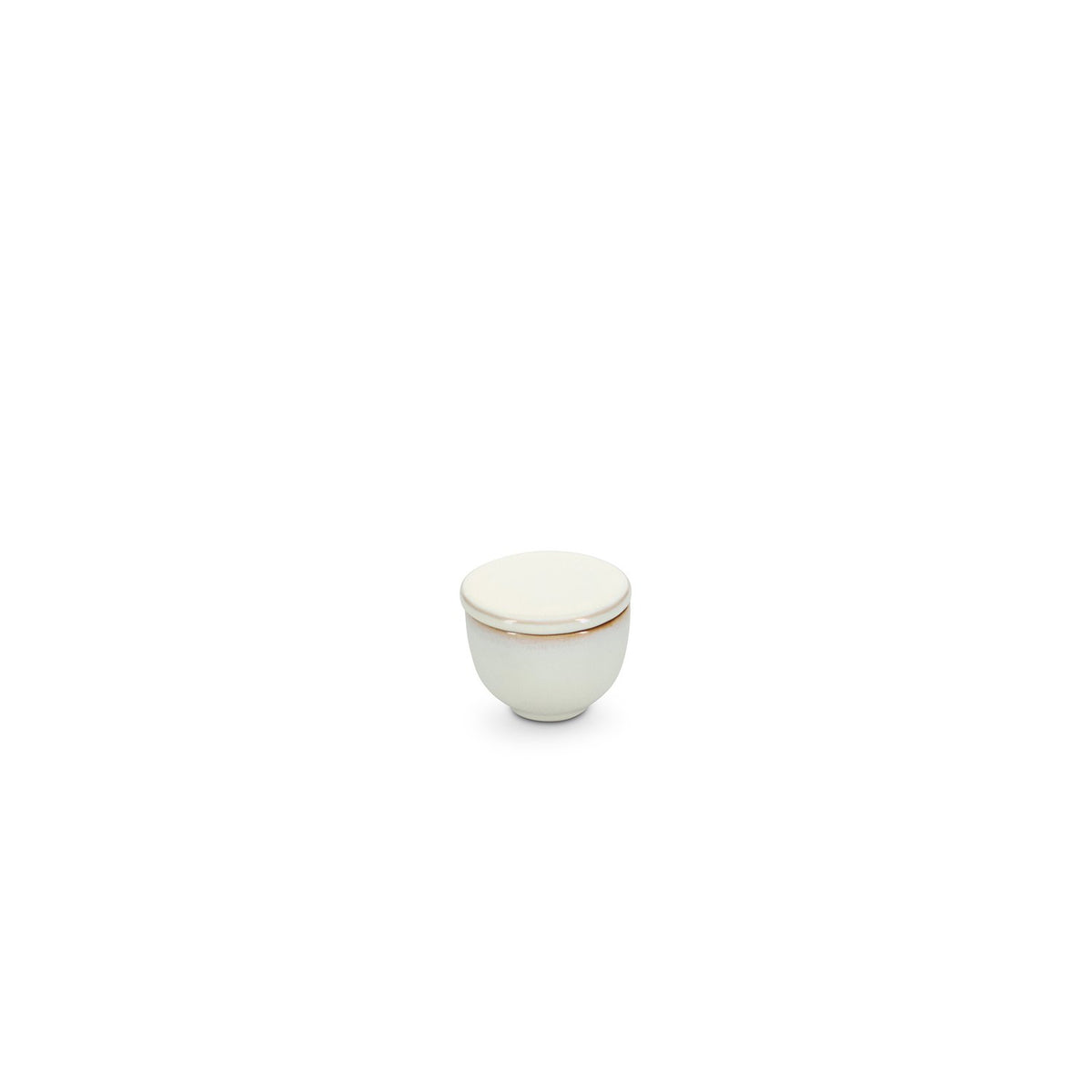 Sugar Pot 10cl met deksel witte ambachtsman