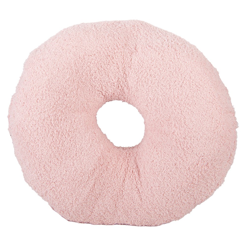 Sierkussen Ø 35x6 cm Roze Polyester