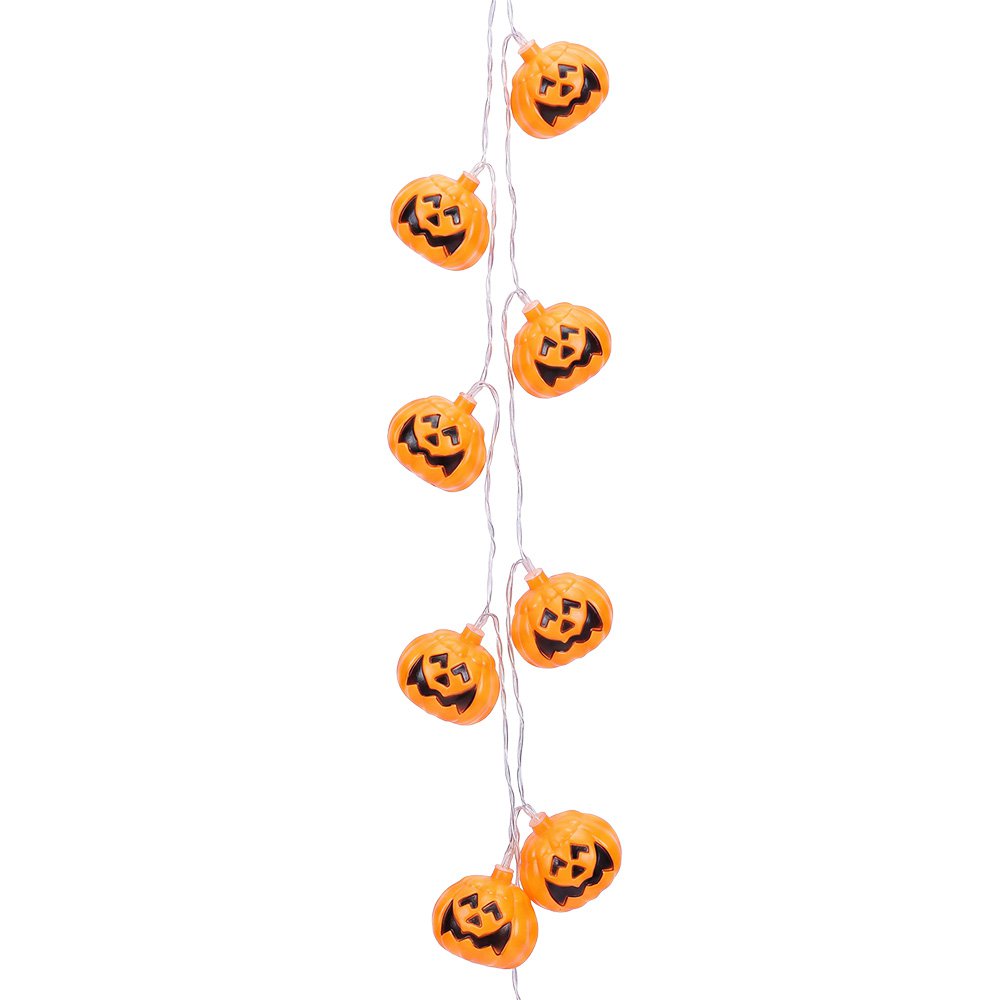 Decoratie Kerstslinger Oranje Kunststof