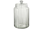 J-Line Voorraadpot Elia Glas Transparant Large