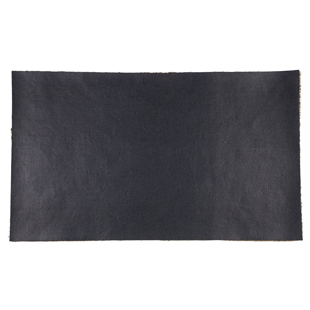 Deurmat kokos hartjes rood wit beige 75cm