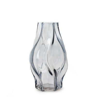 Vaas 'shelby' blauw h25 d15,5 cm