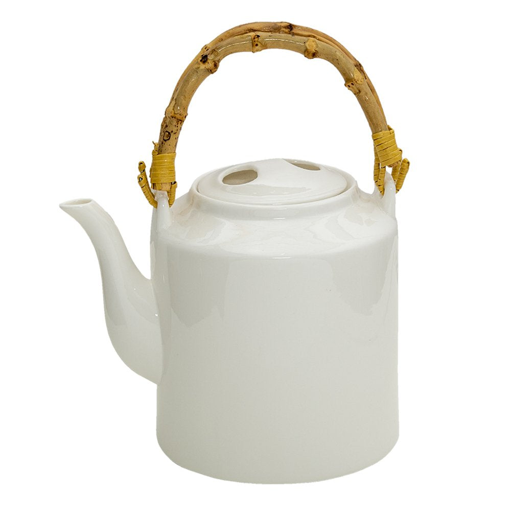 Theepot 1500 ml Wit Porselein Theekan