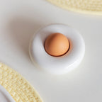 Eierdopje 10xH4cm beige Billie - Set van 2