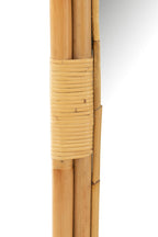 J -Line Spiegel Ladder - Rotan - Naturel - 80 x 152 cm