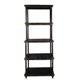 Boekenkast Zwart, Hout 80x40x210 cm