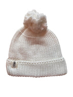 Gebreide babymuts – Wit