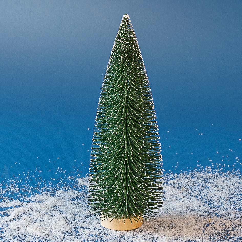 Houten kerstboom 30cm groen