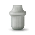 Vaas 'philou' mat grijs h15 d11,5 cm