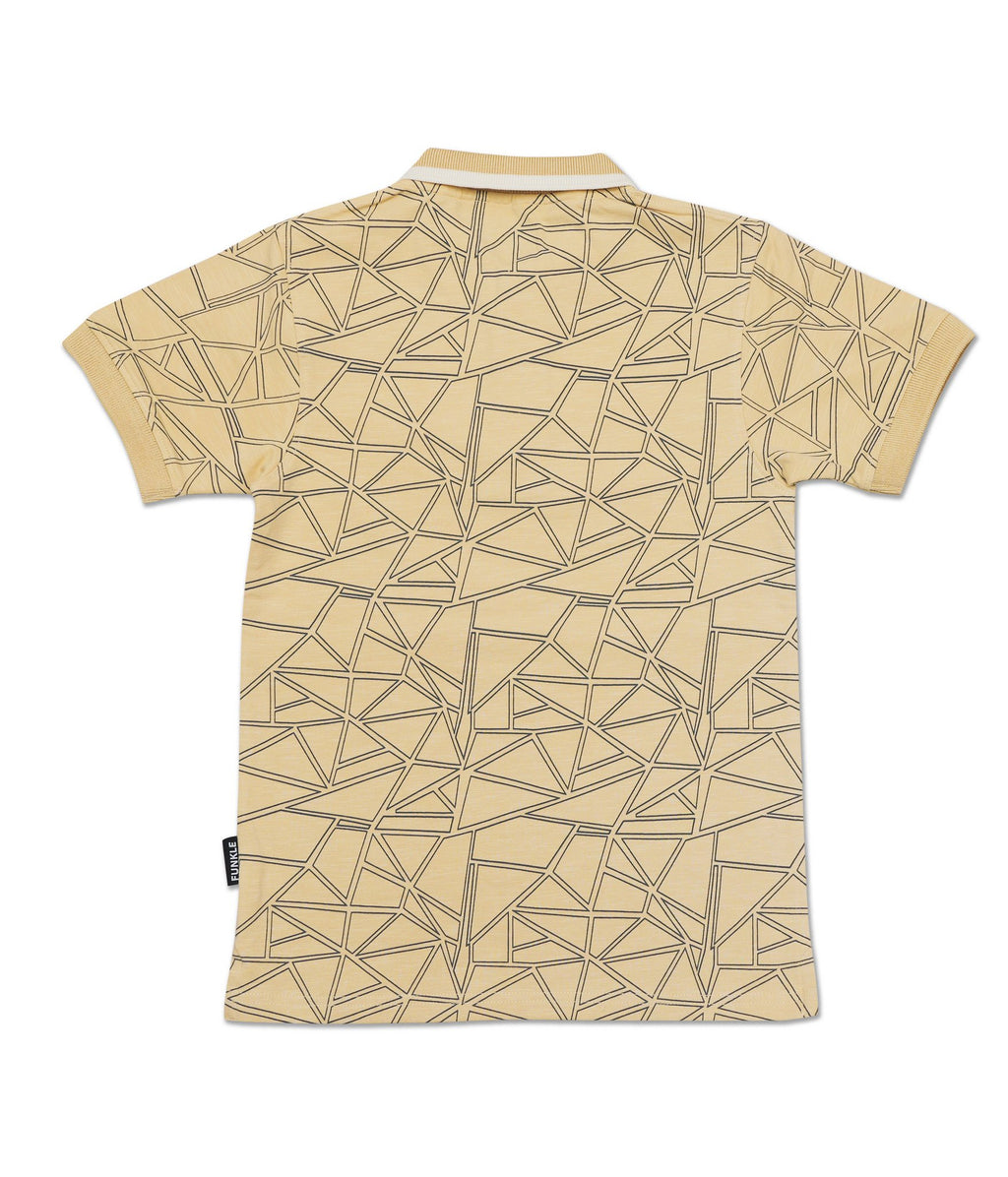 Funkle Jongenspolo – Beige