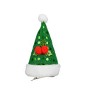 Clip kerstman hoed groen