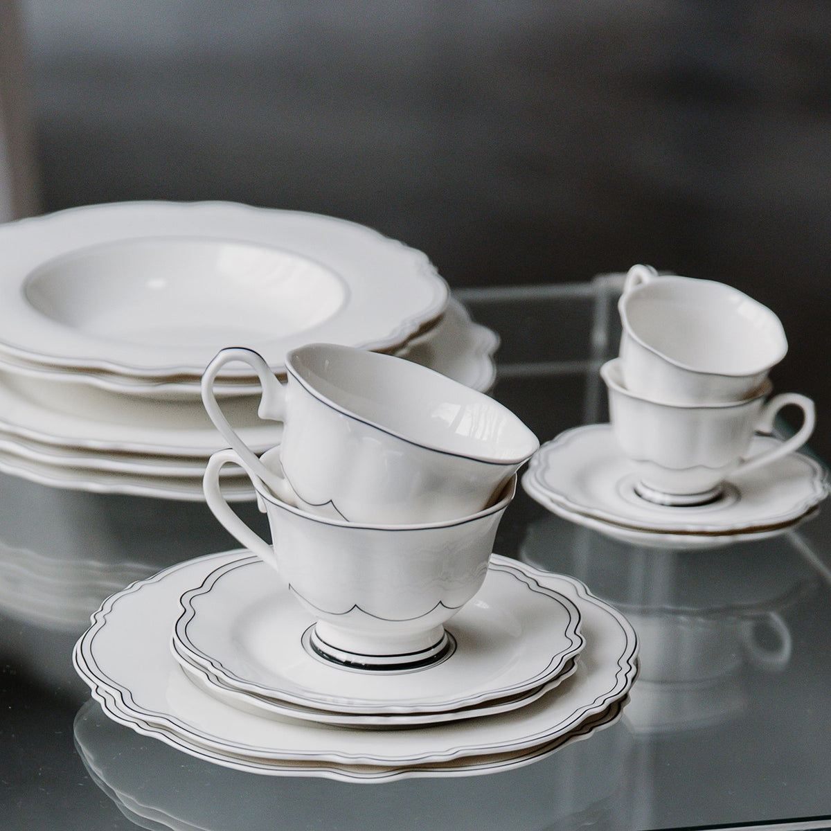 Bord 21,5cm Odette - Set van 2