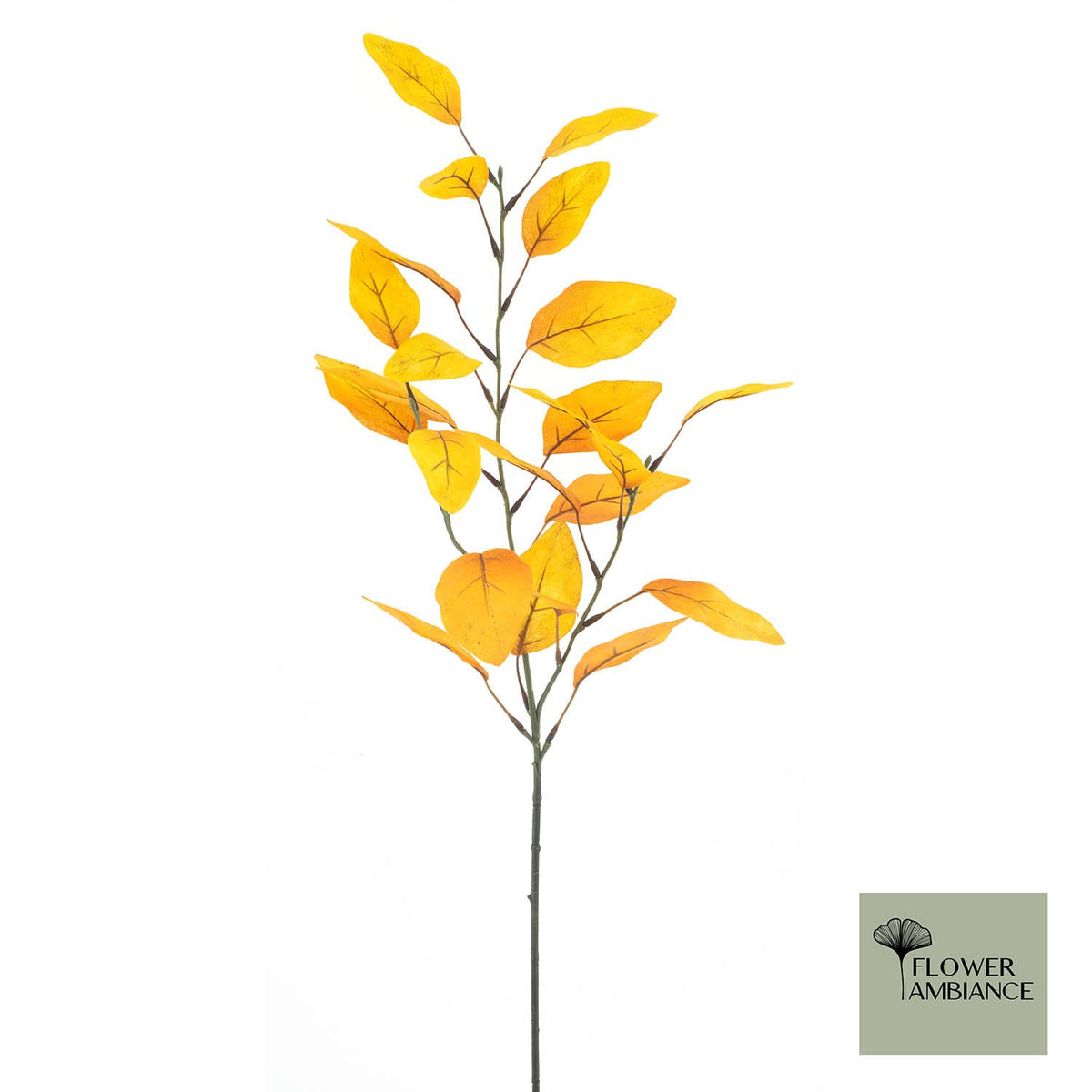 Eucalyptus spray yellow 72cm