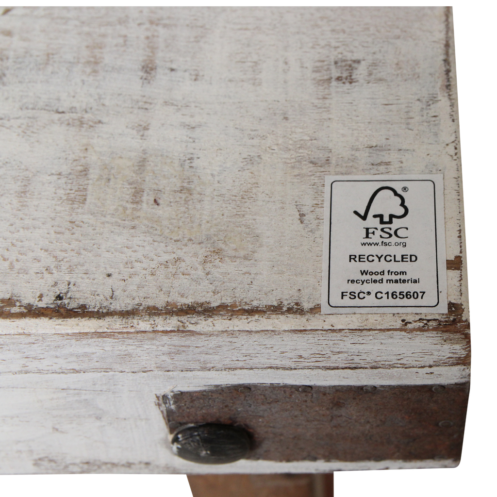 Console tafel wit opklapbaar