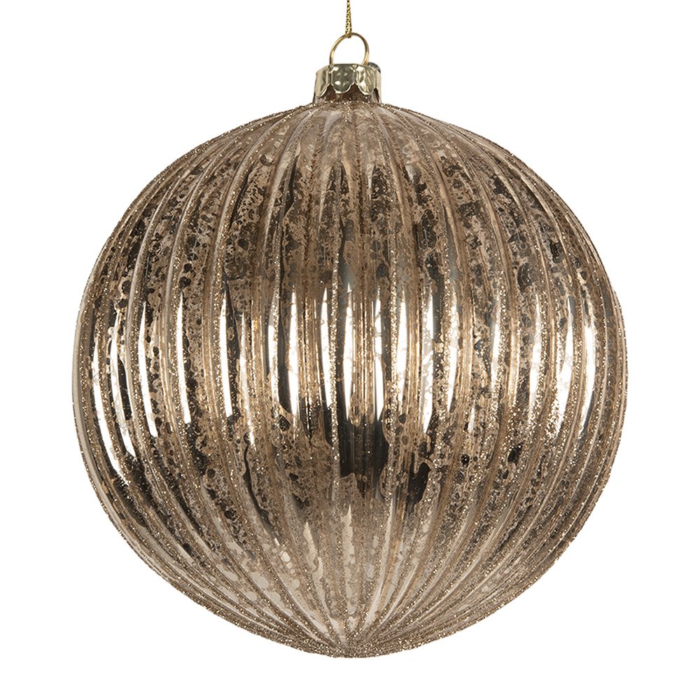 Kerstbal Ø 15x15 cm Transparant Glas