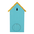 Vogelhuis 15x10x22 cm Blauw Hout