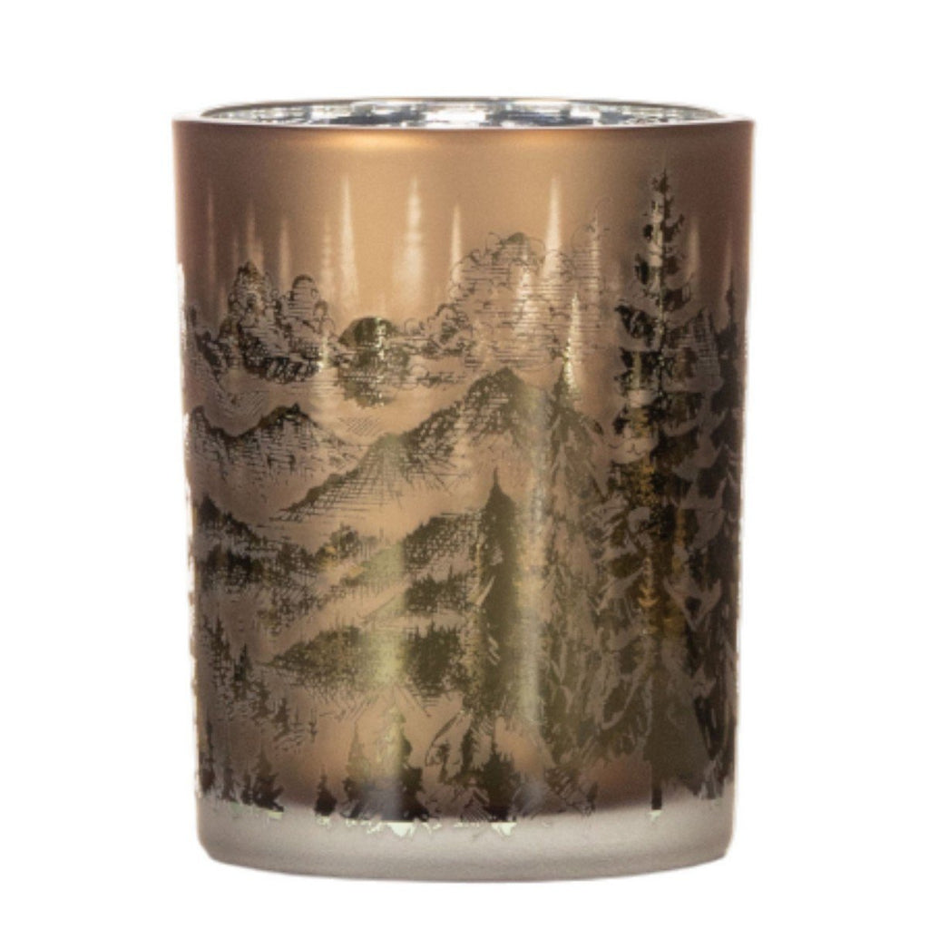Theelichthouder bergen beige 12,5cm