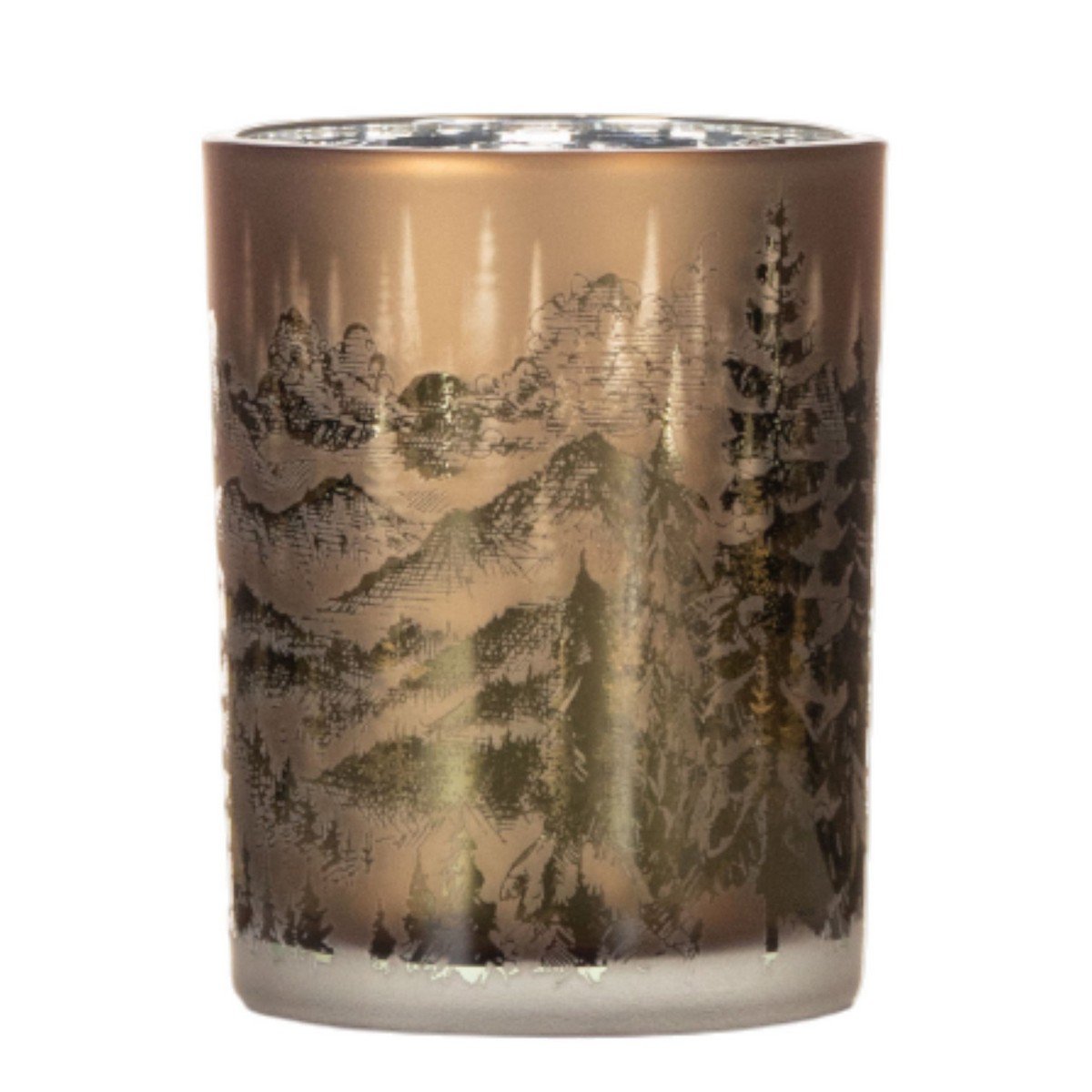 Theelichthouder bergen beige 12,5cm