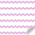 Papierrol – Paarse zigzag – 50 cm x 100 meter