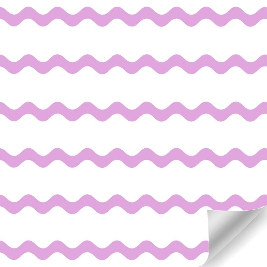 Papierrol – Paarse zigzag – 50 cm x 100 meter