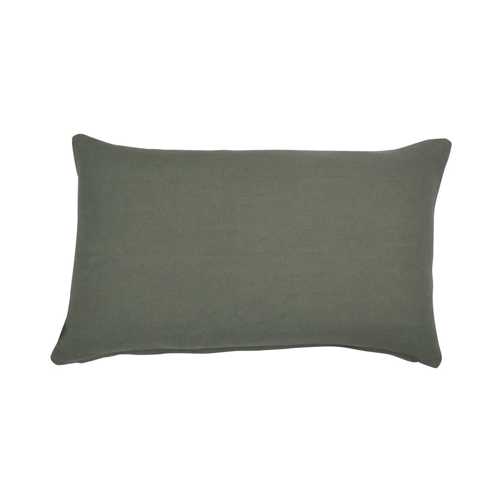 Uneven Ruffle kussen groen 30x50cm