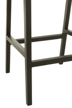 J-Line barstoel Emma - hout - zwart/bruin