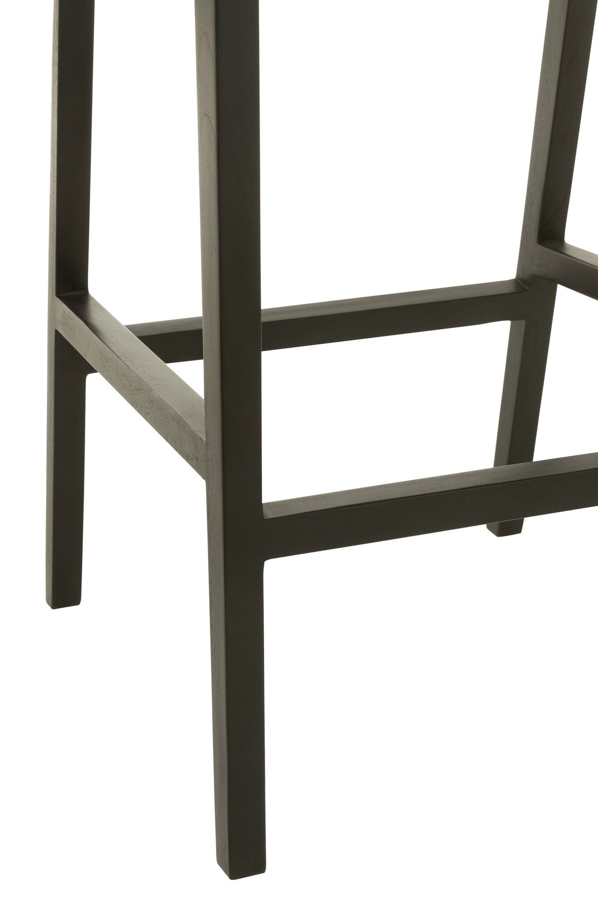 J-Line barstoel Emma - hout - zwart/bruin