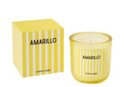 J-Line geurkaars Amarillo - Citrus Sense - polyresin - was/geel - L