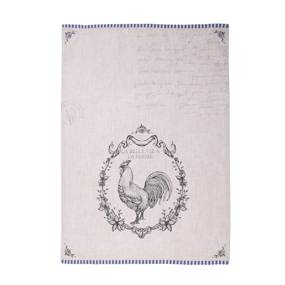 Theedoek 50x70 cm Beige Katoen Haan Keukenhanddoek