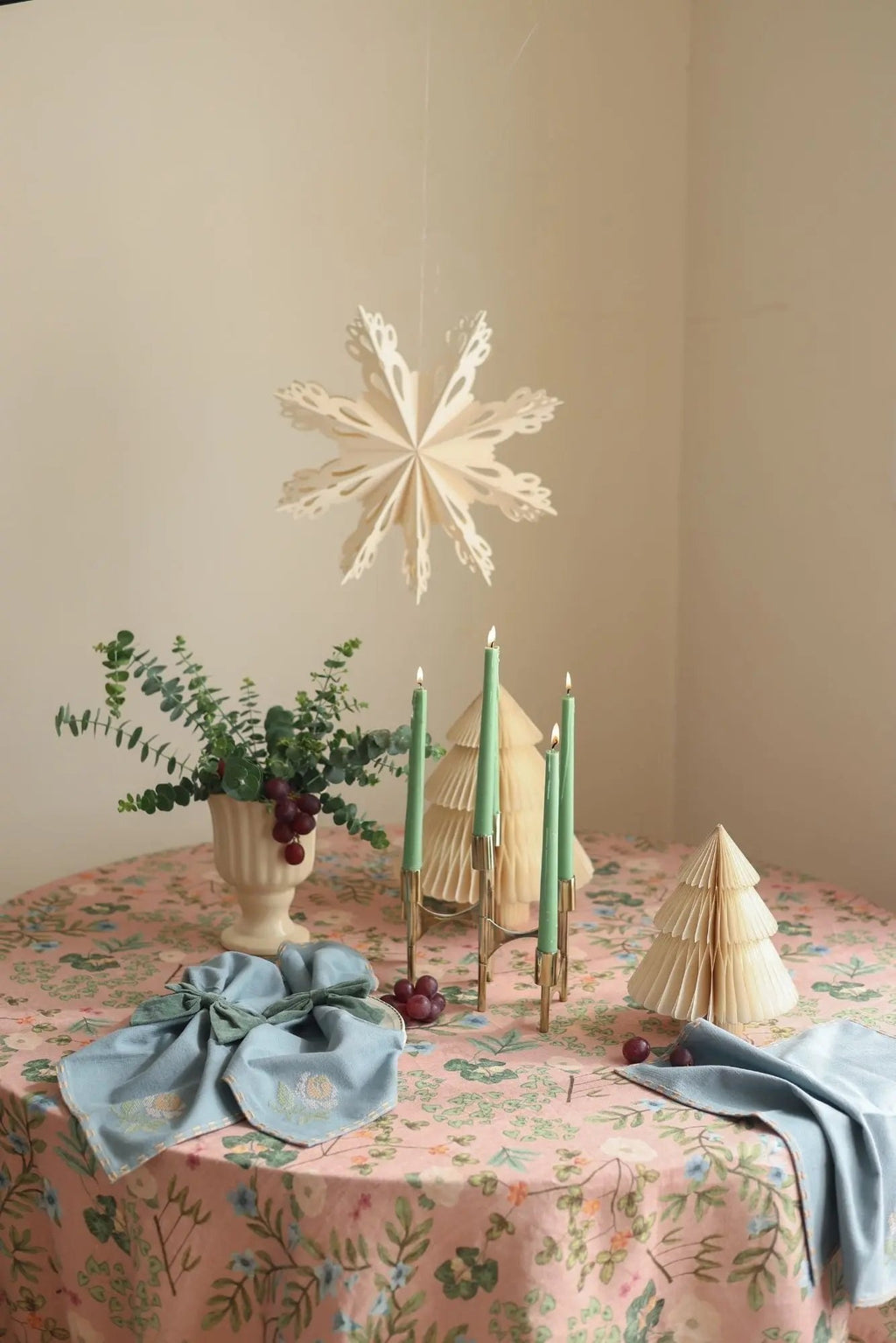 Servetringen | Eucalyptus fluwelen servetringen-set van 4 van Sanctuary Living