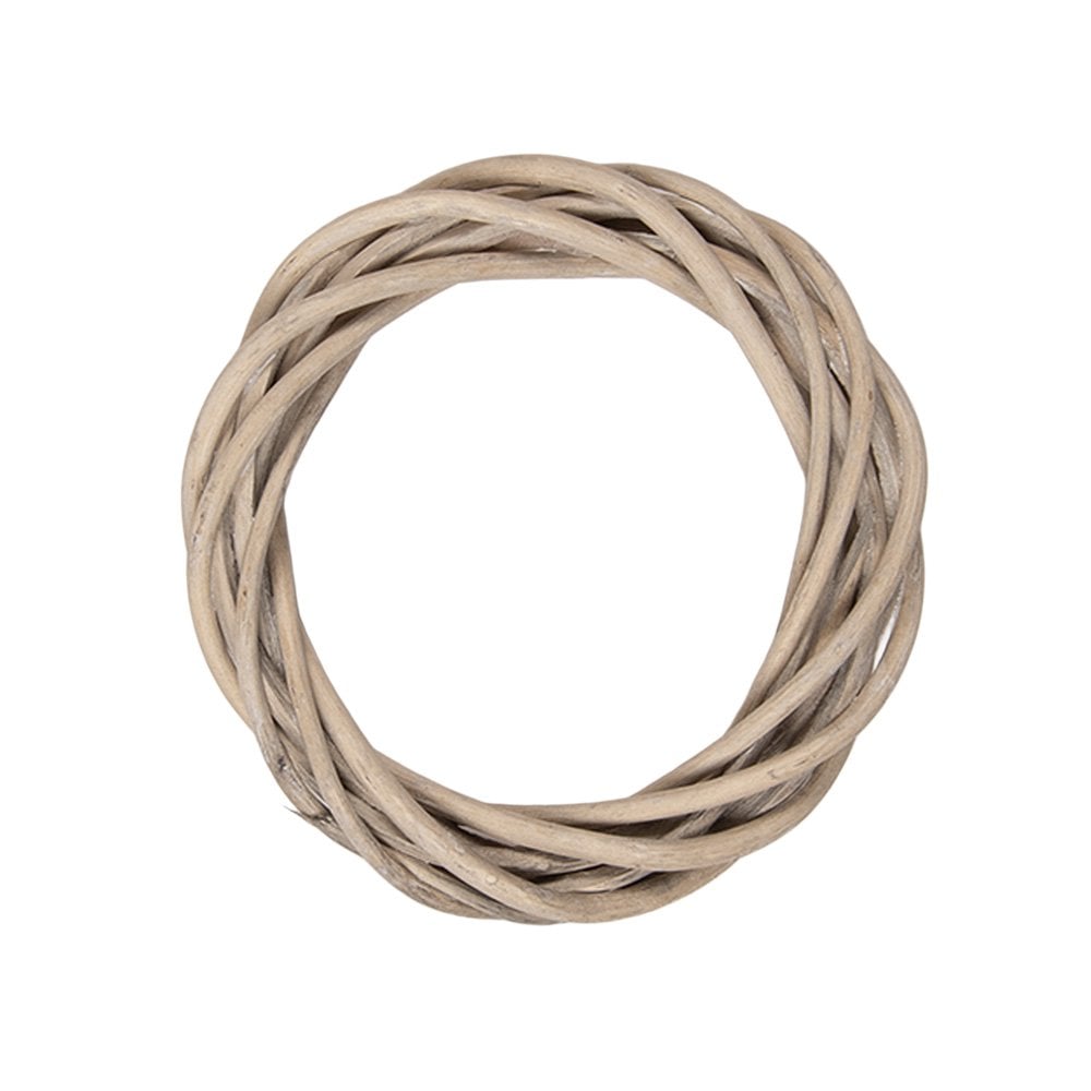 Krans Ø 10x2 cm Bruin Rotan