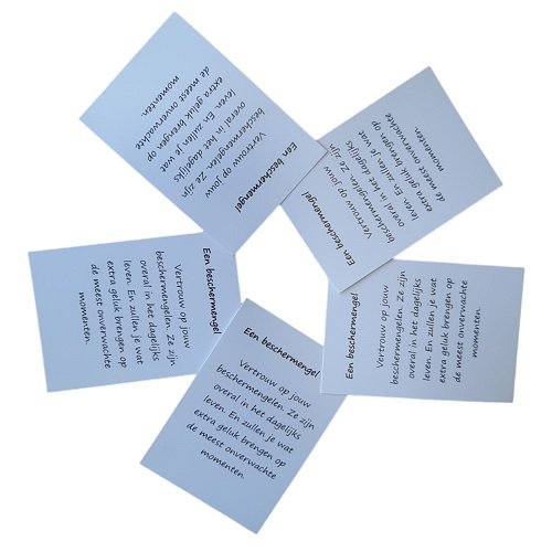Beschermengelen blauw (5 stuks)