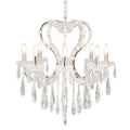 Kroonluchter Ø 70x78/200 cm Wit Metaal Hanglamp