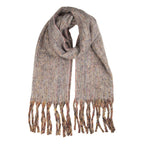 Wintersjaal Dames 50x210 cm Grijs Textiel