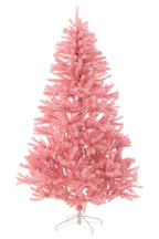 J-Line kerstboom - kunststof - roze - L