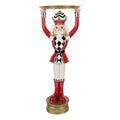 Kerstdecoratie Beeld Notenkraker 30x30x65 cm Rood Kunststof