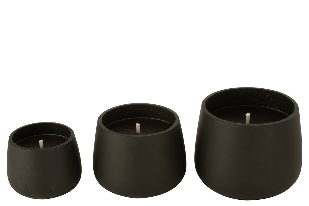 J-Line buitenkaars - cement - zwart - large - 48U