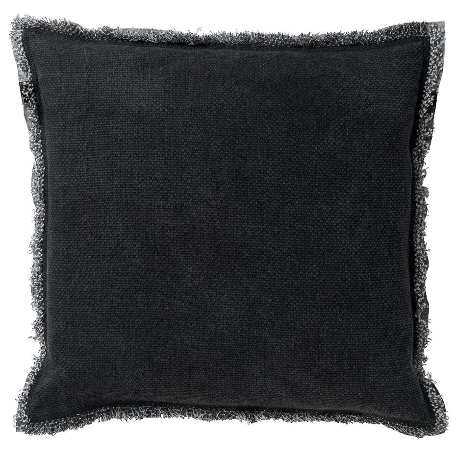 Nederlands decor Burto - kussen 60x60 cm raaf - zwart