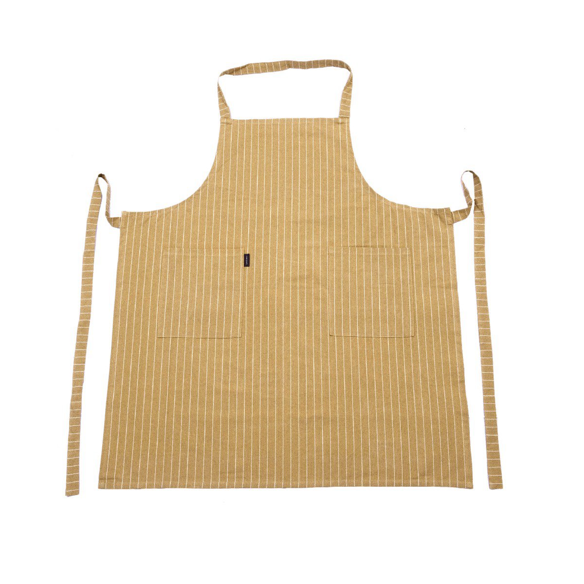 Pinstripe Schort geel 75x90cm