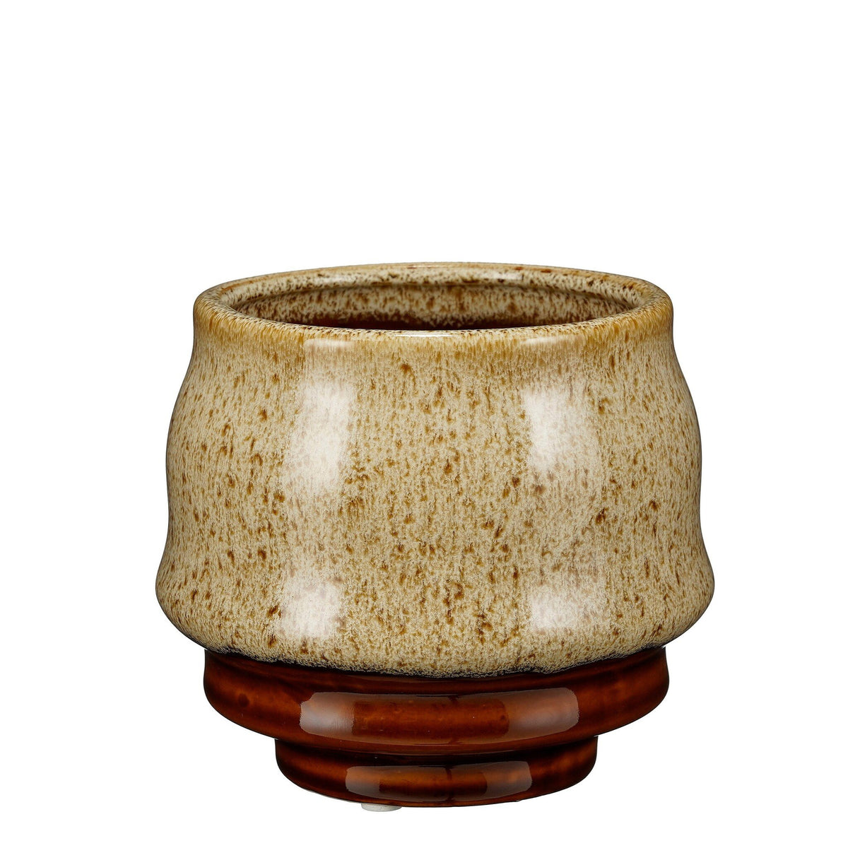 Bowie pot rond bruin
