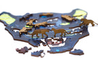 Eco Wood Art (EWA) Houten Legpuzzel Panter/Panther, 1171, 31,1x28x0,5cm Kartonbox