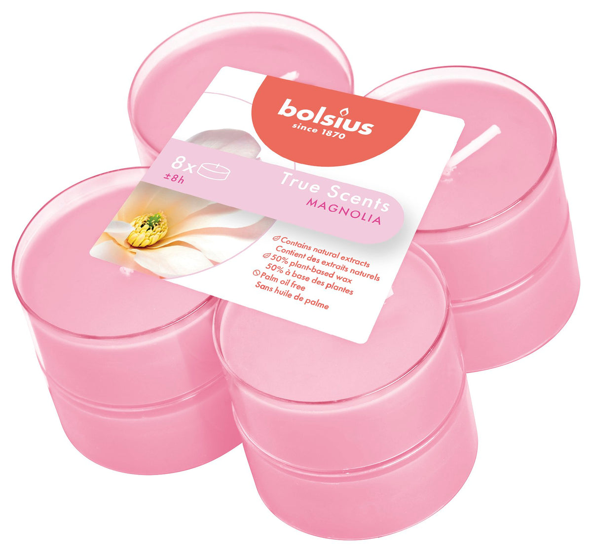 True Scents maxilicht 8 stuks Magnolia