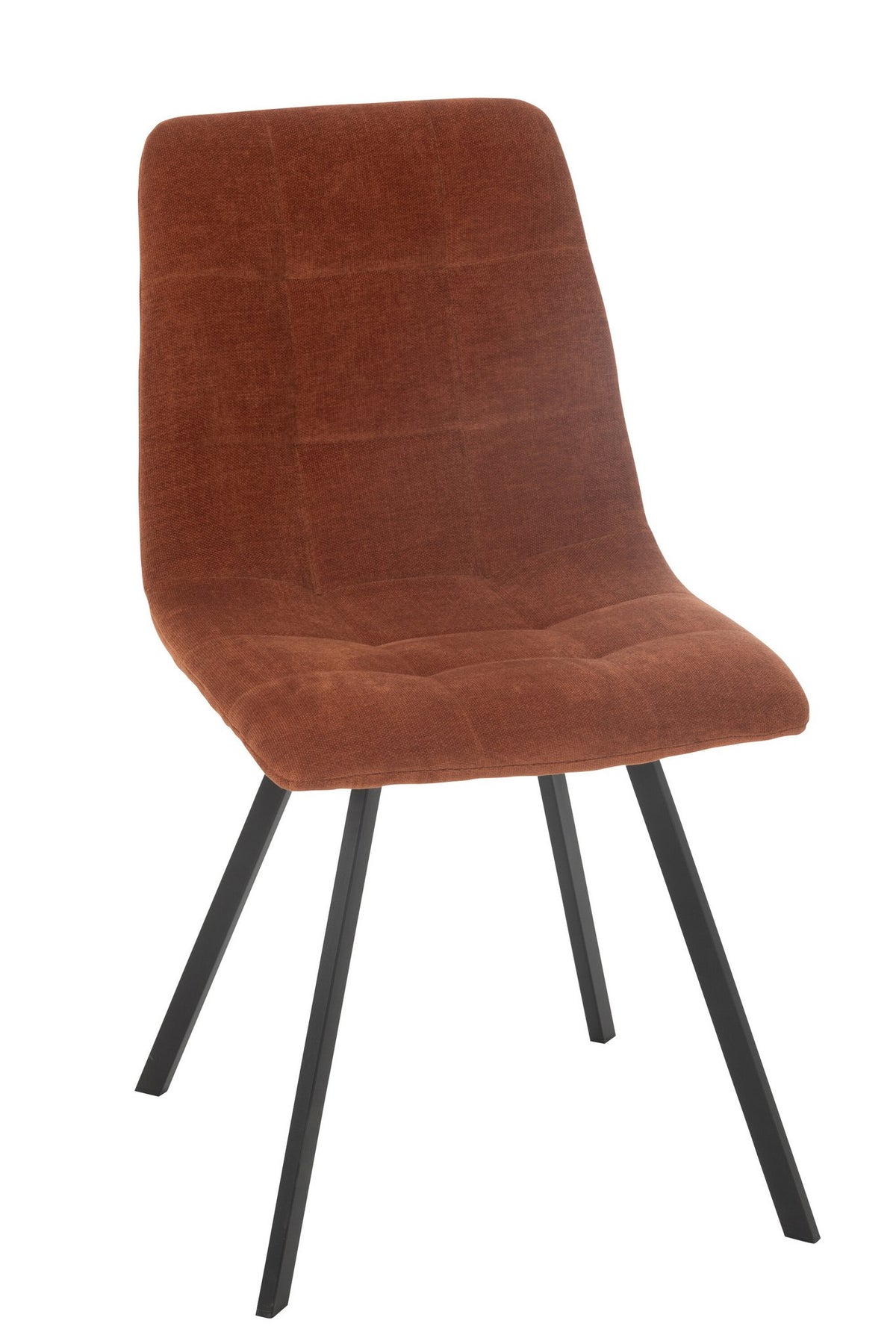 J-Line Eetstoel Clark Metaal/Polyester Roest