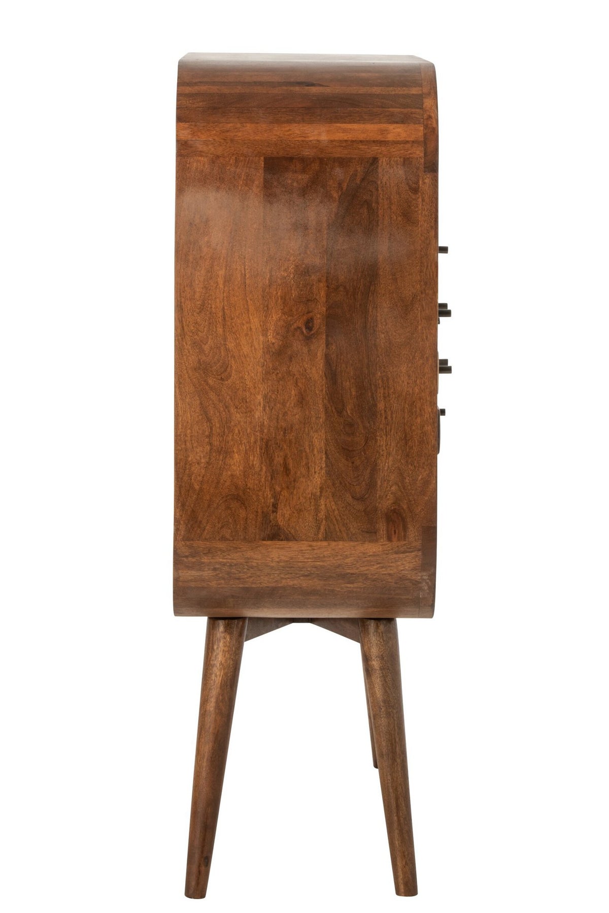 J-Line Kast met meerdere laden - mangohout - naturel/zwart