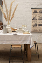 Placemats Set van 6 48x33 cm Beige Katoen Haan Tafelmat