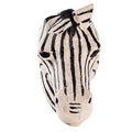 Wanddecoratie Zebra 27 cm Zwart Wit Papier Muurdecoratie