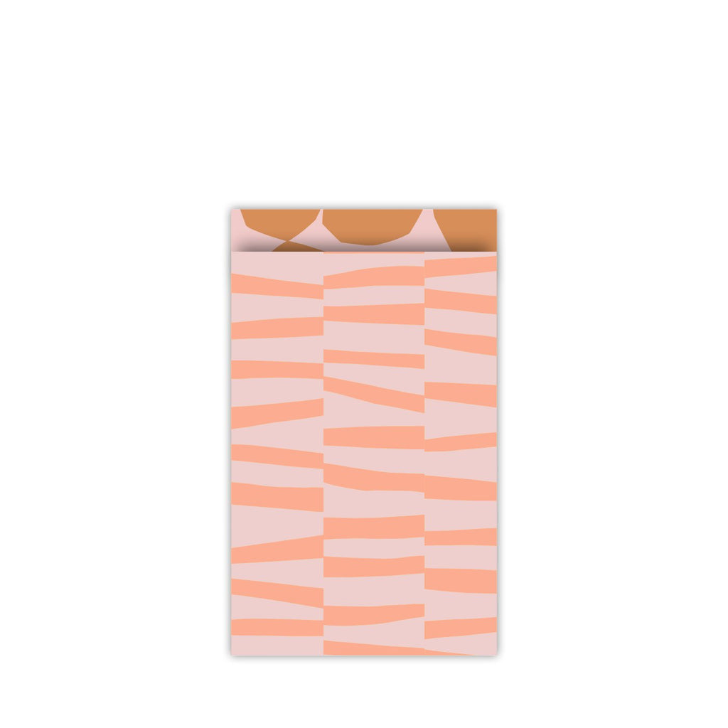 Bold Lines peach/roze - Cadeauzakjes